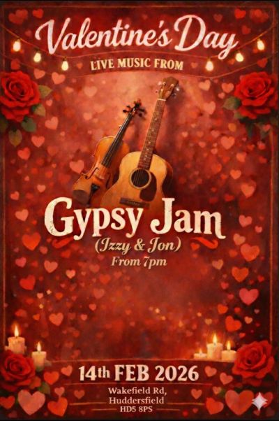 valentines day gypsy jam live at The Stag